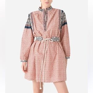 XIRENA Mini Multi Print Yasmeen mini long sleeve Dress XS